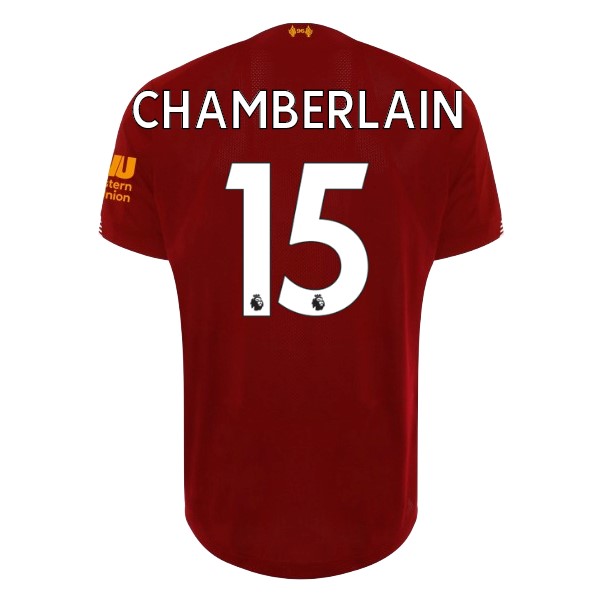 Camiseta Liverpool NO.15 Chamberlain 1ª 2019-2020 Rojo